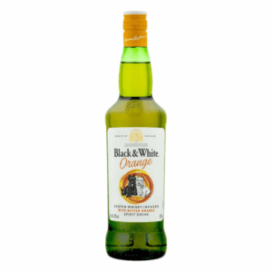 WHISKY INFUSED ORANGE BLACK & WHITE 700ML