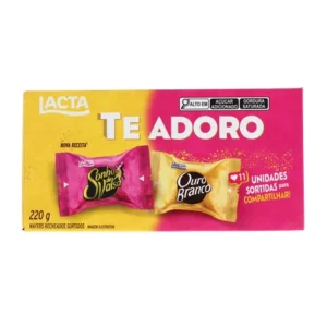 BOMBOM LACTA OURO BRANCO E SONHO DE VALSA 220GR
