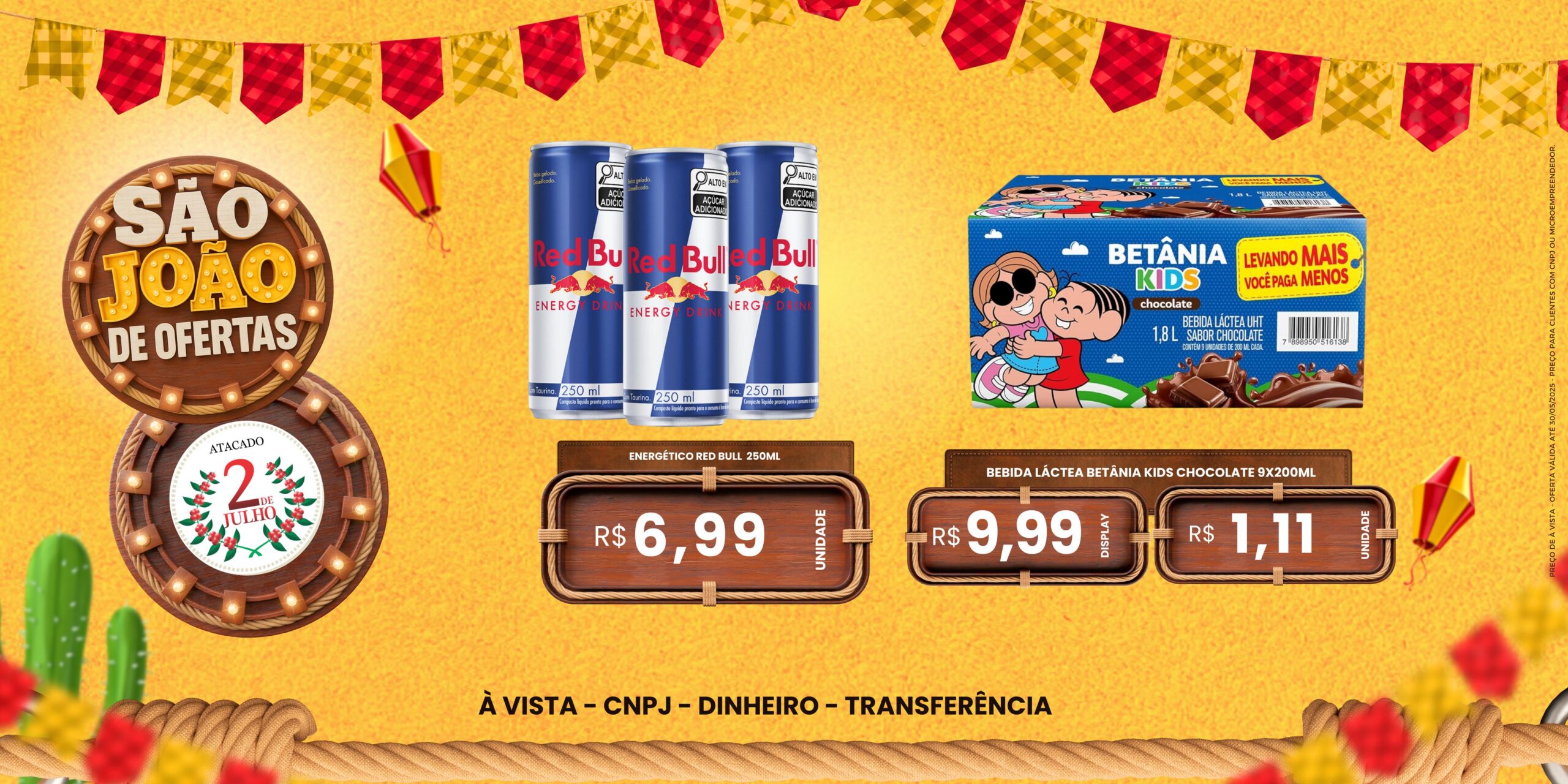 ENERGÉRICO RED BULL 250ML/BEBIDA LÁCTEA BETÂNIA KIDS 200ML