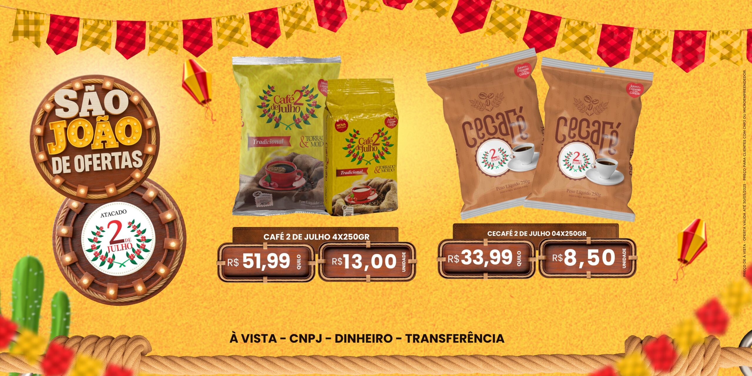 CAFÉ 2 DE JULHO 250GR/CECAFÉ 2 DE JULHO 250GR