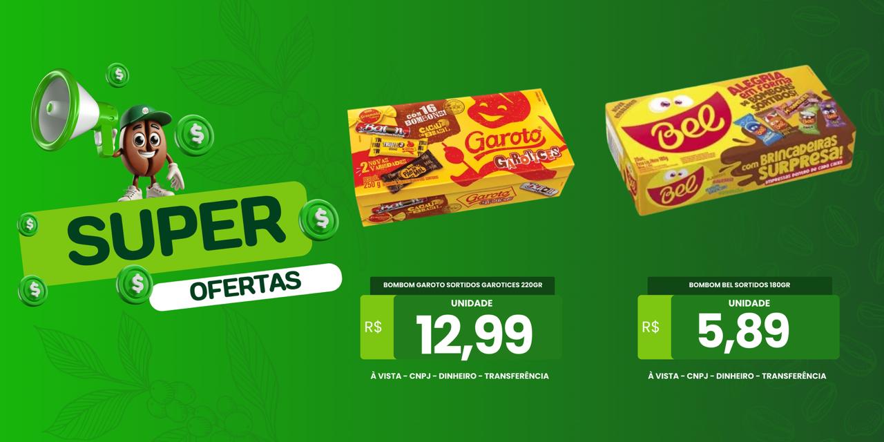 BOMBOM GAROTO SORTIDOS GAROTICES 220GR/BOMBOM BEL SORTIDOS 180GR