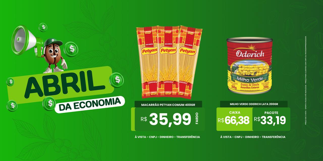 MACARRÃO PETYAN COMUM 400GR/MILHO VERDE ODERICH LATA 200GR