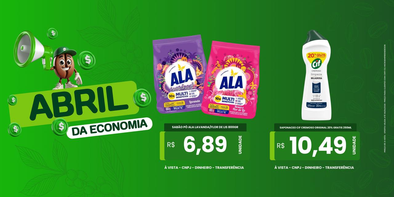 SABÃO PO ALA LAVANDA E SABÃO PO ALA FLOR DE LIS 800GR/SAPONACEO CIF CREMOSO ORIGINAL 20% GRATIS 250ML